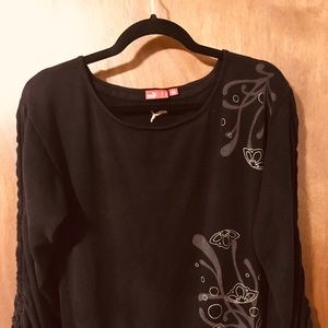 Black dressy Puma sweater